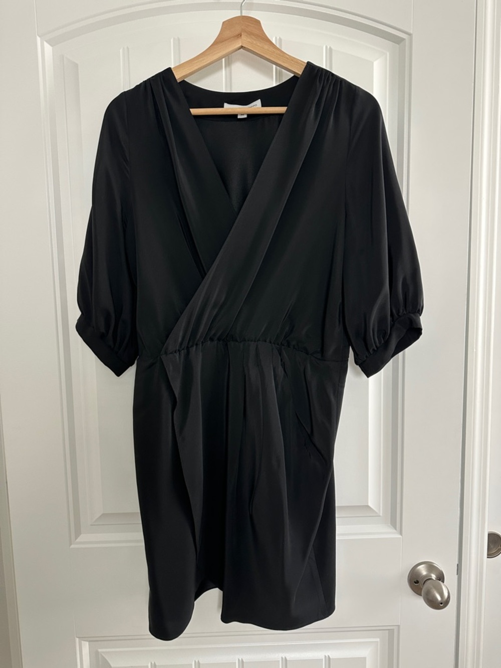 Amanda Uprichard Black Mini Dress - 100% Silk